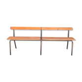 Vintage school bench