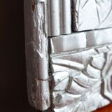 Mirror art deco floral roses and leaves 36c49cm