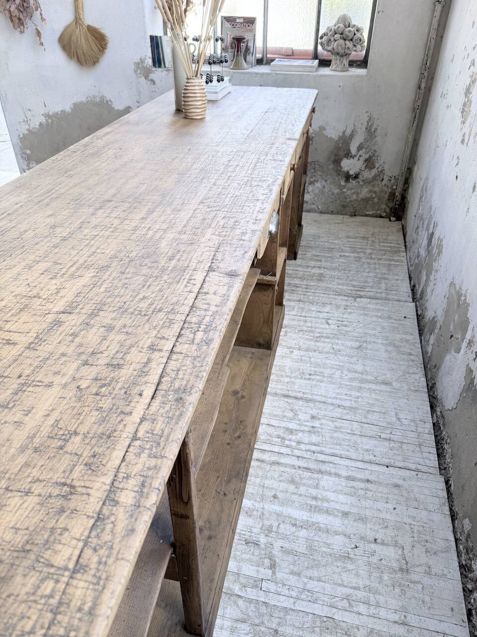 Comptoir de métier pin XXL 3m5 1950