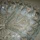 Oval compartmentalized plate in transparent glass