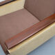 Fauteuil pivotant des années 1960 en mohair-velours