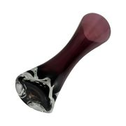 Ingrid Glashütte "Lord Nelson" burgundy vase, Germany 1960s