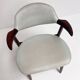 Grey colored cowhorn chair, 1970s