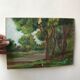 Huile paysage ancienne