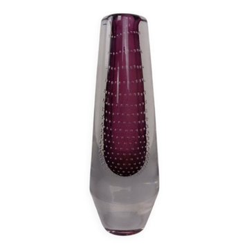 Glass Vase by Gunnel Nyman for Nuutajarvi Notsjo, Finland, 1940s