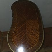 Table d'appoint rognon style Louis XVI en marqueterie