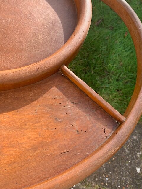 Baumann wooden bathroom cabinet curved belle époque circé 1920