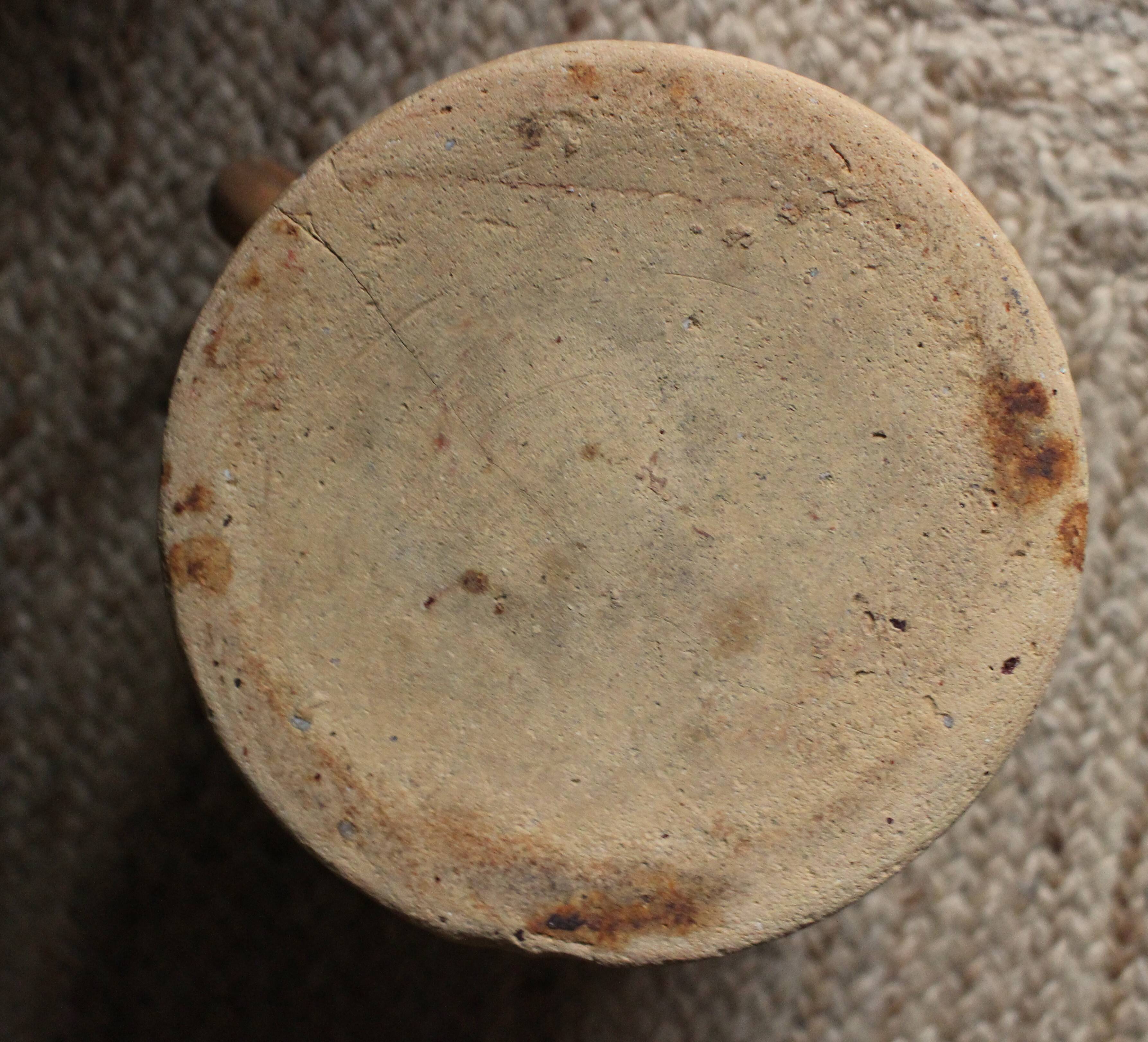 Large earthenware jug artisan pottery