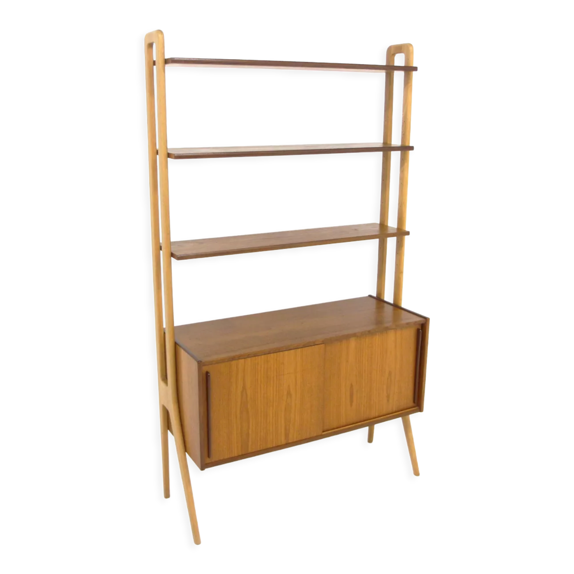 Scandinavian teak bookcase, Sweden, 1960