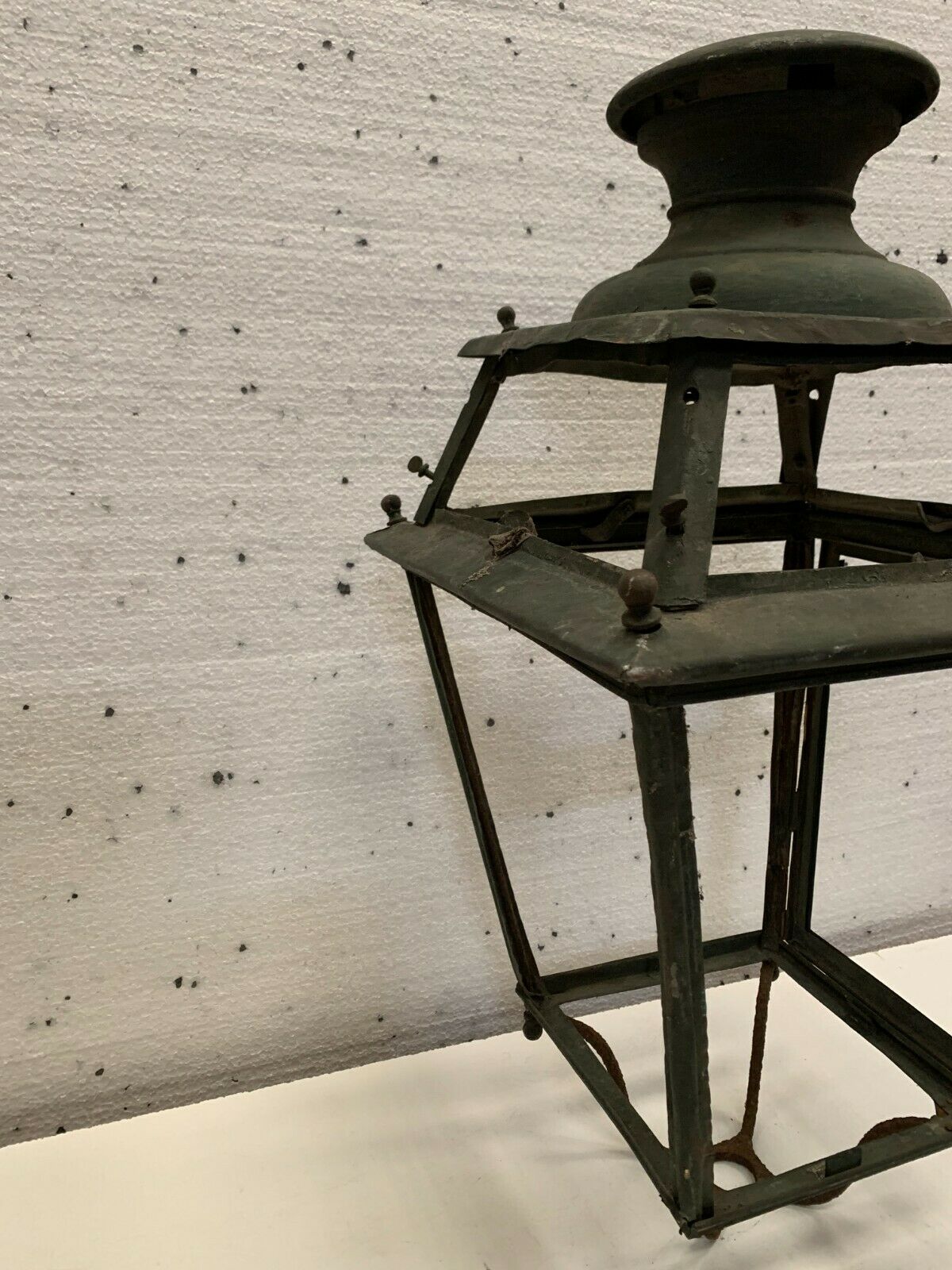 Ancient 20th century metal lantern