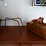 Vintage wood standing worker