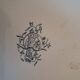 Square decorative plate terre de fer longchamp model diane - antique