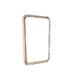 Brass wall mirror, Italy, 1950s