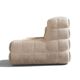 Michel Ducaroy Kashima 2-seater sofa in ecru velvet, Ligne Roset