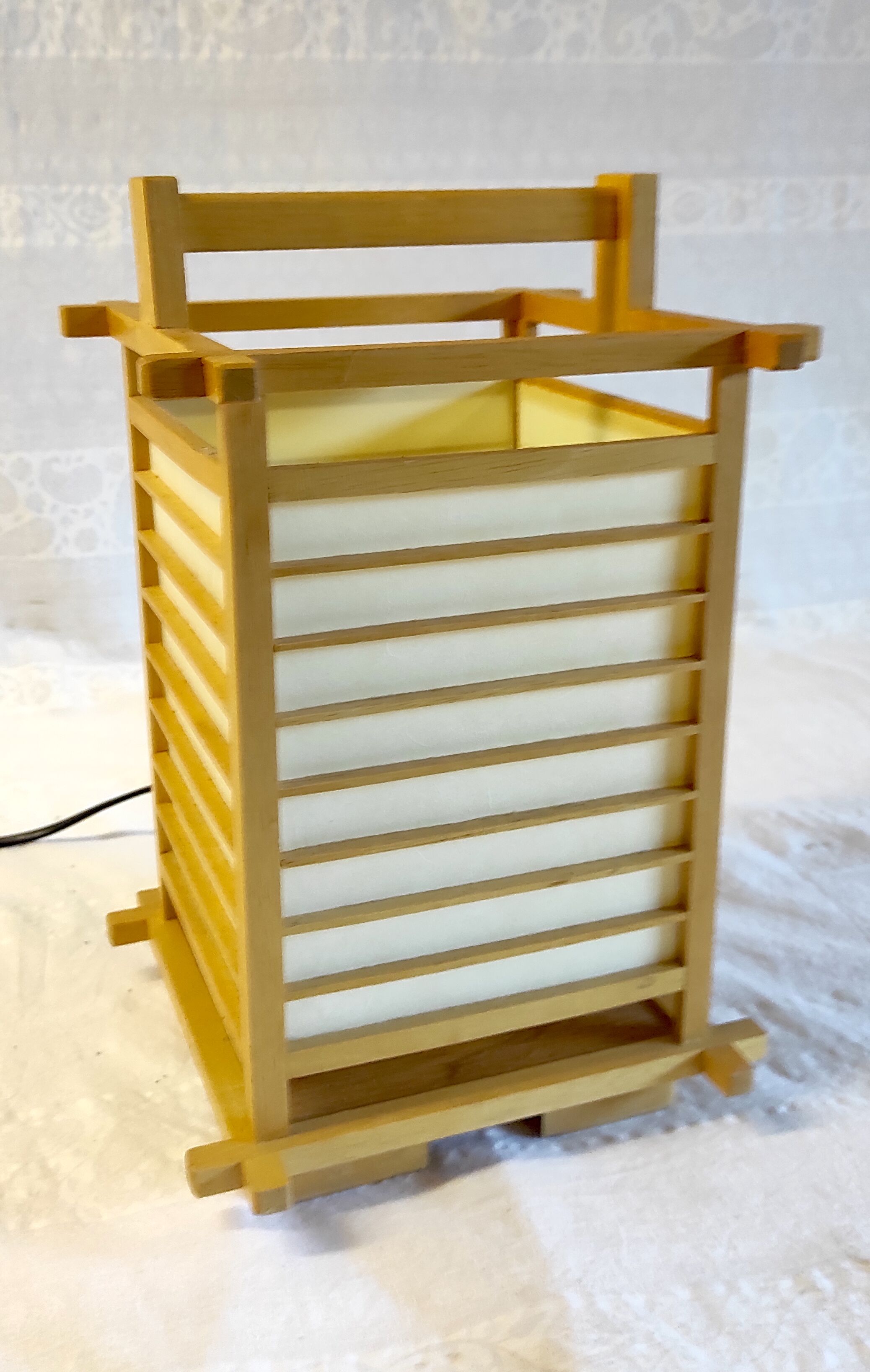 Japanese style bedside lamp – 70s/80s