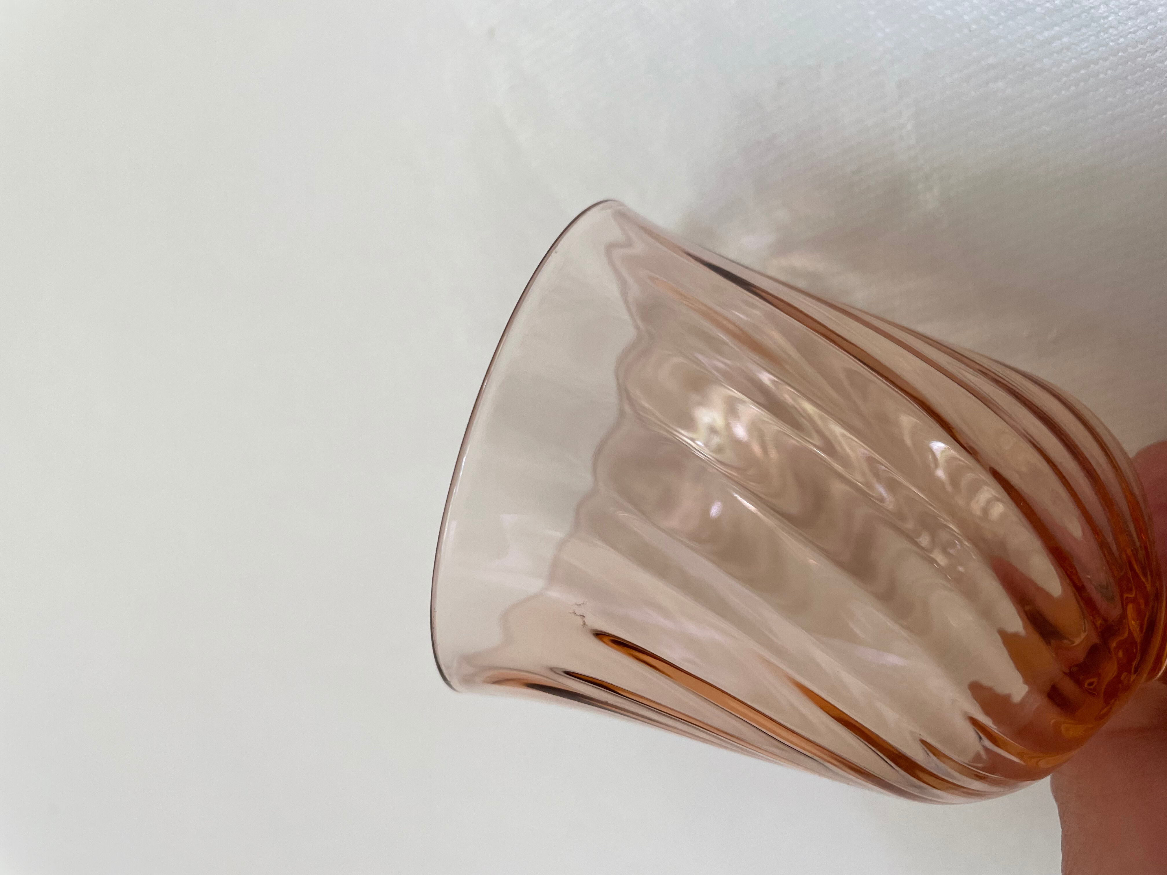 Rose liqueur or port glasses Rosaline d'Arcoroc