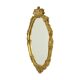 Miroir en or classique français style baroque acanthe 76 cm