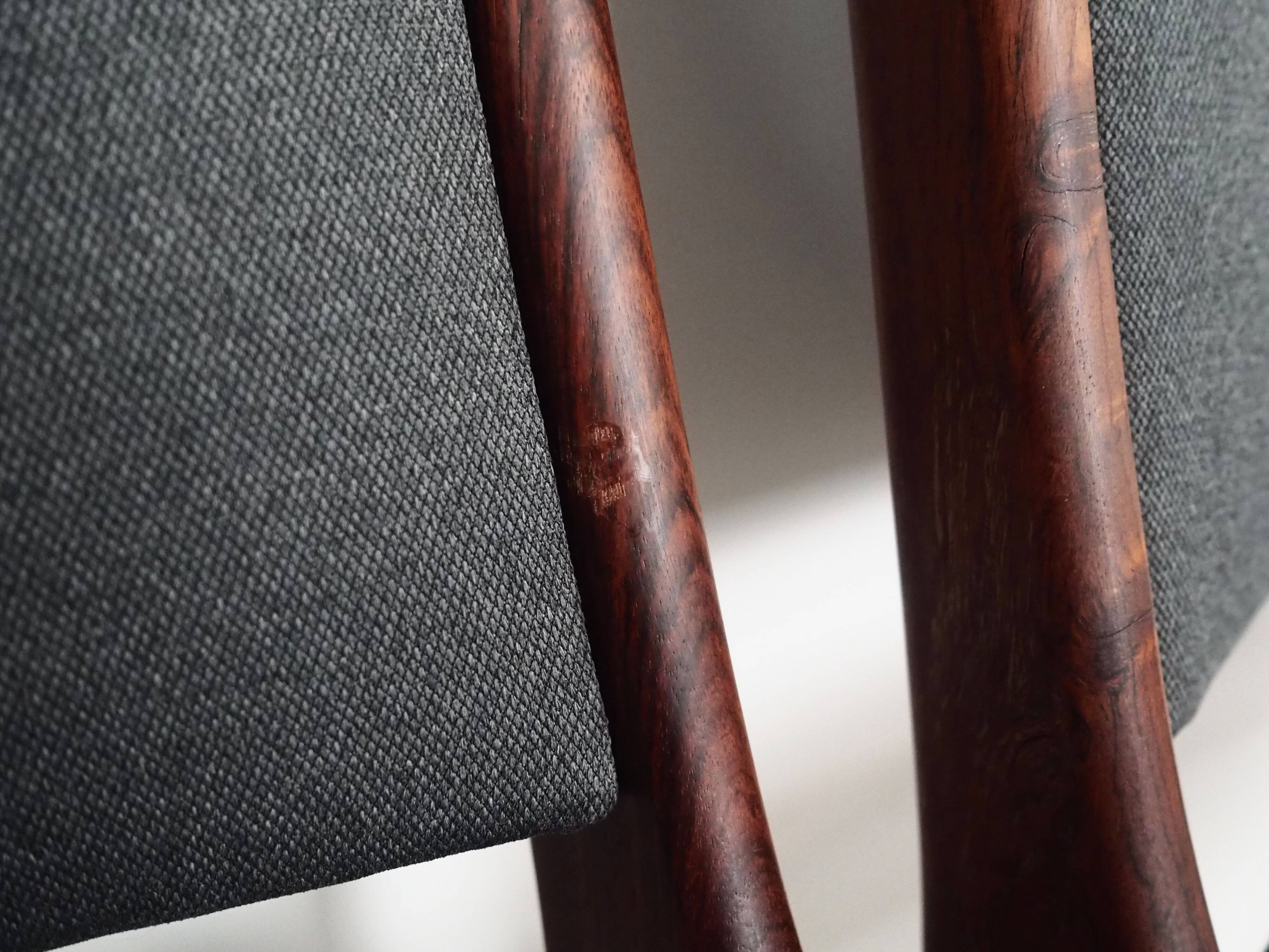Set of six rosewood chairs, Danish design, 1960, designer:Johannes Andersen