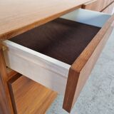 Scandinavian teak and walnut englade, 60s