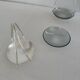 Vintage Pair Of 60’s WMF Silver Plated Serving Dish With Smoked Glass