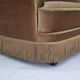 1960s, Danish high back armchair, original upholstery, green velour