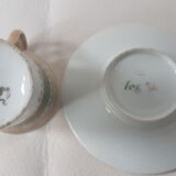 Tasse à café style empire signé FCH