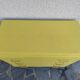 Vintage Scandinavian yellow chest of drawers