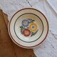 Antique hollow plate made of Creil and Montereau ironstone Veritas