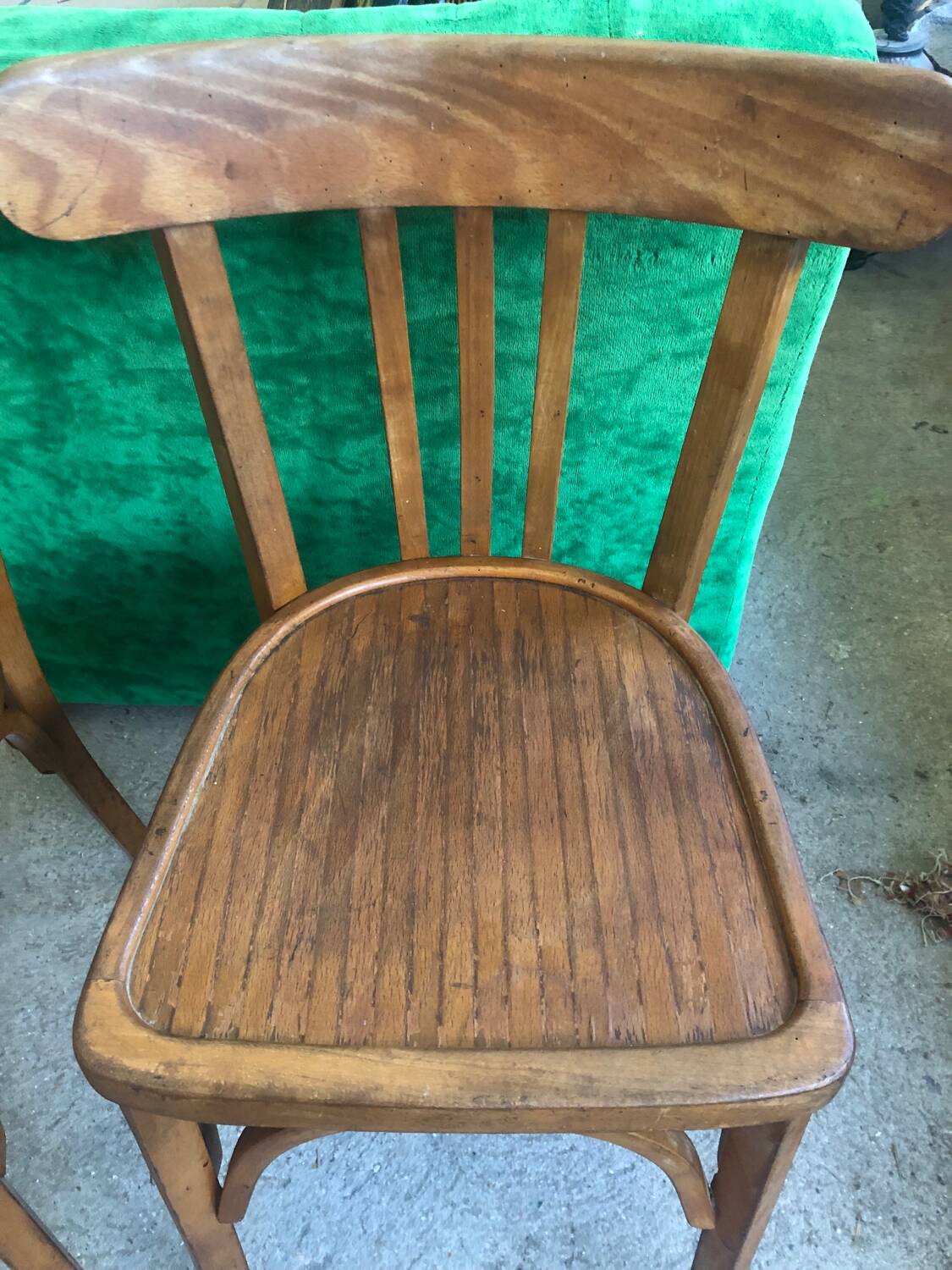 Pair of bistro chairs