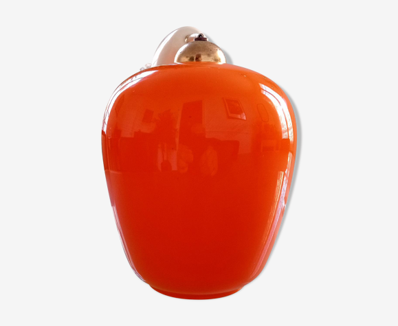 Suspension en verre opaline