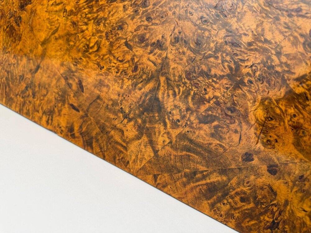 Biedermeier demi-lune console in cherry wood & birch wood, Franconia, 1830