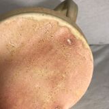 Old Accolay ceramic beige ceramic jug intage