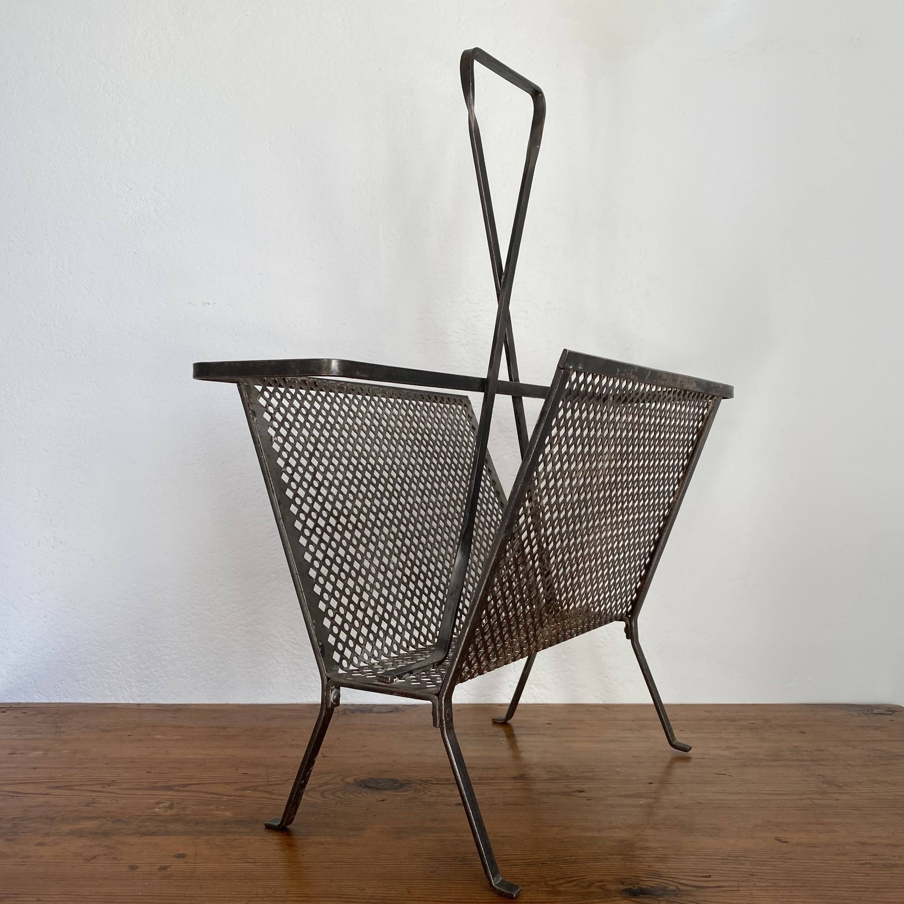Mathieu Matégot magazine rack
