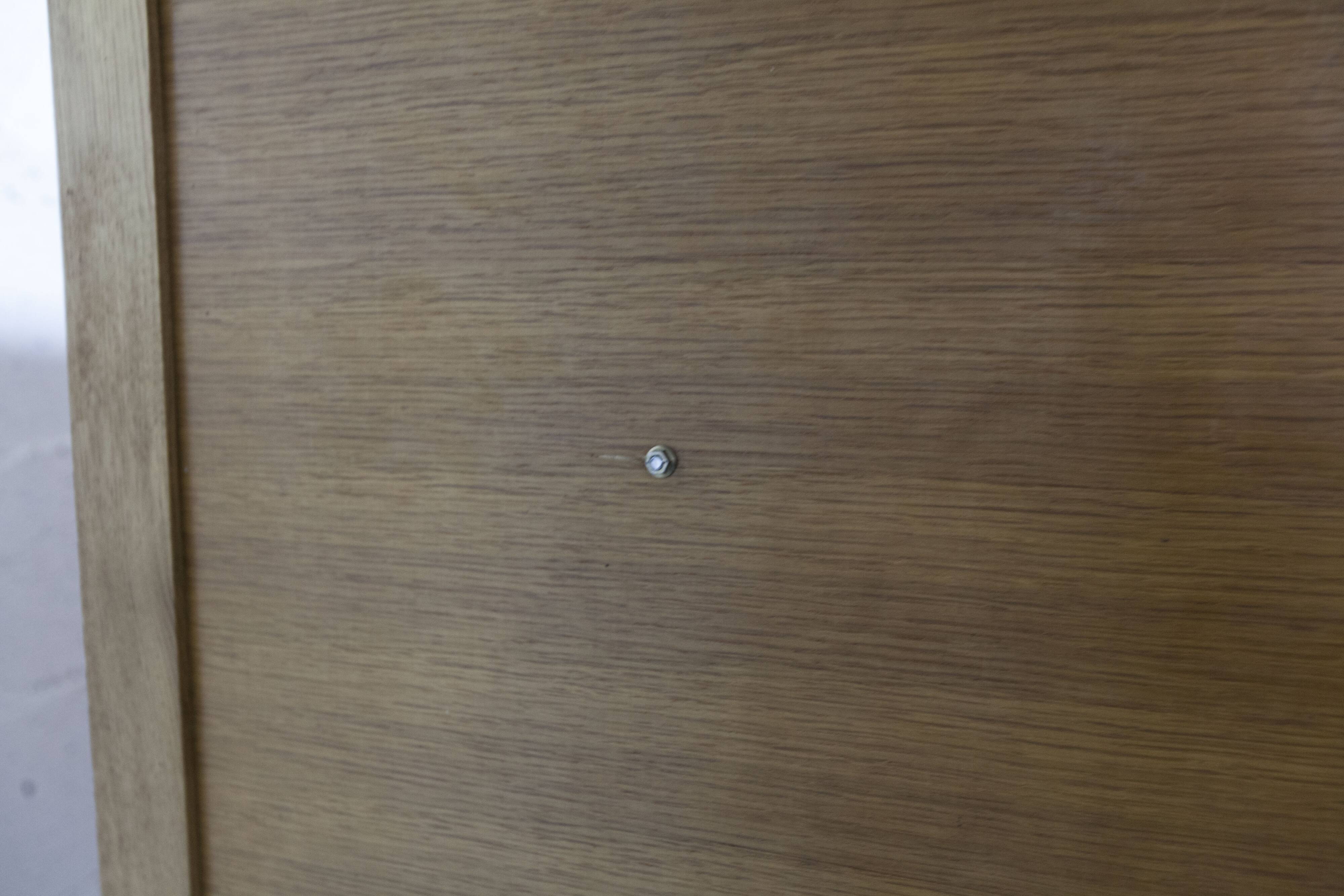 Armoire penderie 1950 pieds compas portes coulissantes plateau neuf