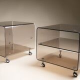 Pair of Michel Dumas bedside tables