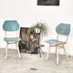 Lot de 2 chaises Tchécoslovaque
TON Bystrice Thonet Blanche et bleue