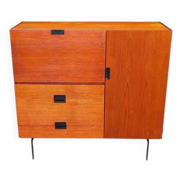Enfialde Highboard Cees Braakman Pastoe modèle CU01 Japanese Series 1950's