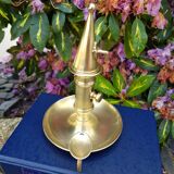 Cellar rat candle holder and brass extinguisher