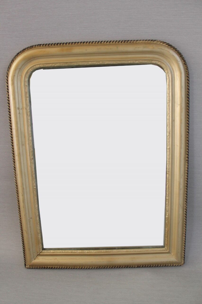 Miroir doré Louis-Philippe - 75x57cm