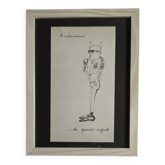 Illustration Americans by Daninos