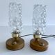 Pair Bubble Glass Scandinavian lights