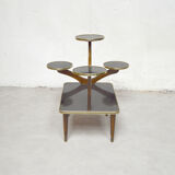 Black plant holder table, 1960