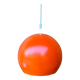 Suspension Eyeball orange vintage années 70