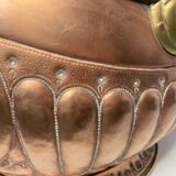 19th century copper and brass coal bucket