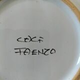 Rare duo d’assiettes italiennes en faïence – CACF Faenza