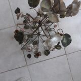 Chandelier with porcelain flower