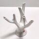 Branch-Shaped Glazed Ceramic Vase by Guido Andlovitz for Lavenia