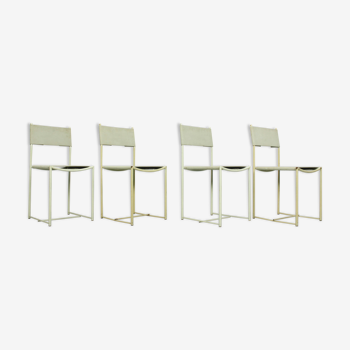 Set of 4 Italian Spaghetti Chairs by Giandomenico Belotti for Alias ​​Design, 1980s