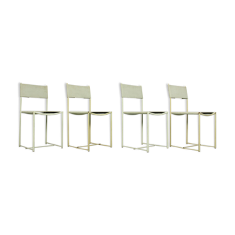 Ensemble de 4 chaises spaghetti italiennes par Giandomenico Belotti pour Alias Design années 1980