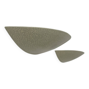 Paire d'appliques vintage en porcelaine